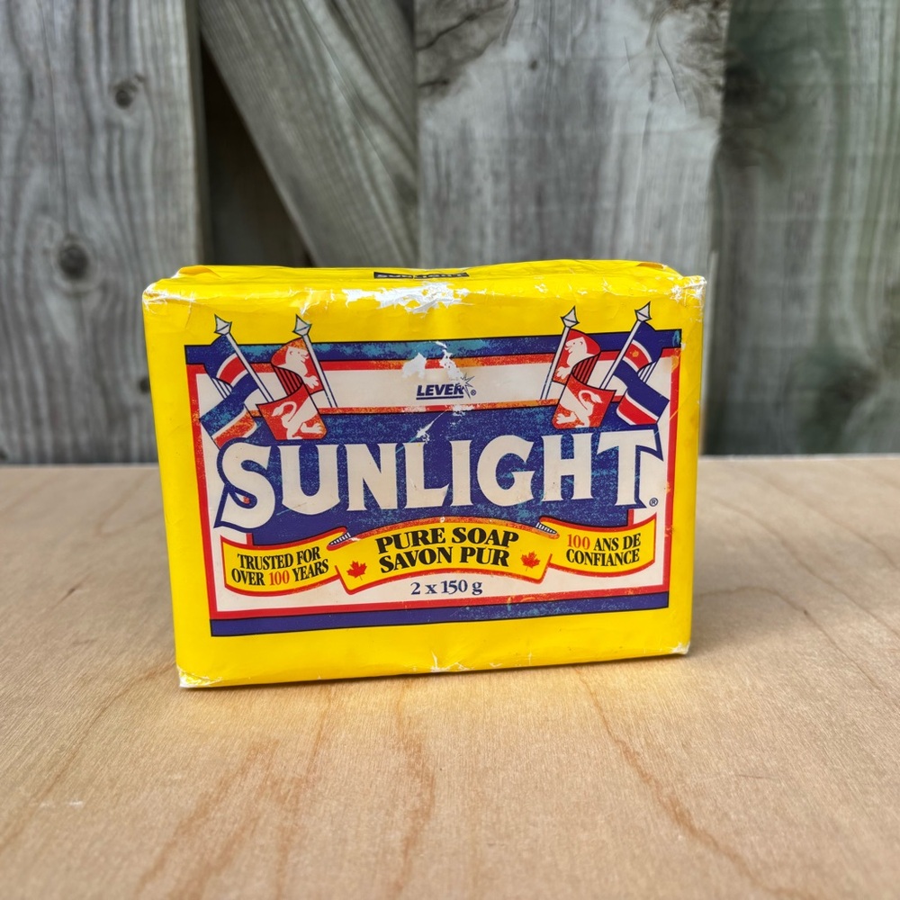 Sunlight Pure Soap Laundry Detergent Hand Washing Bar (150g) 2-Pack Lever Canada